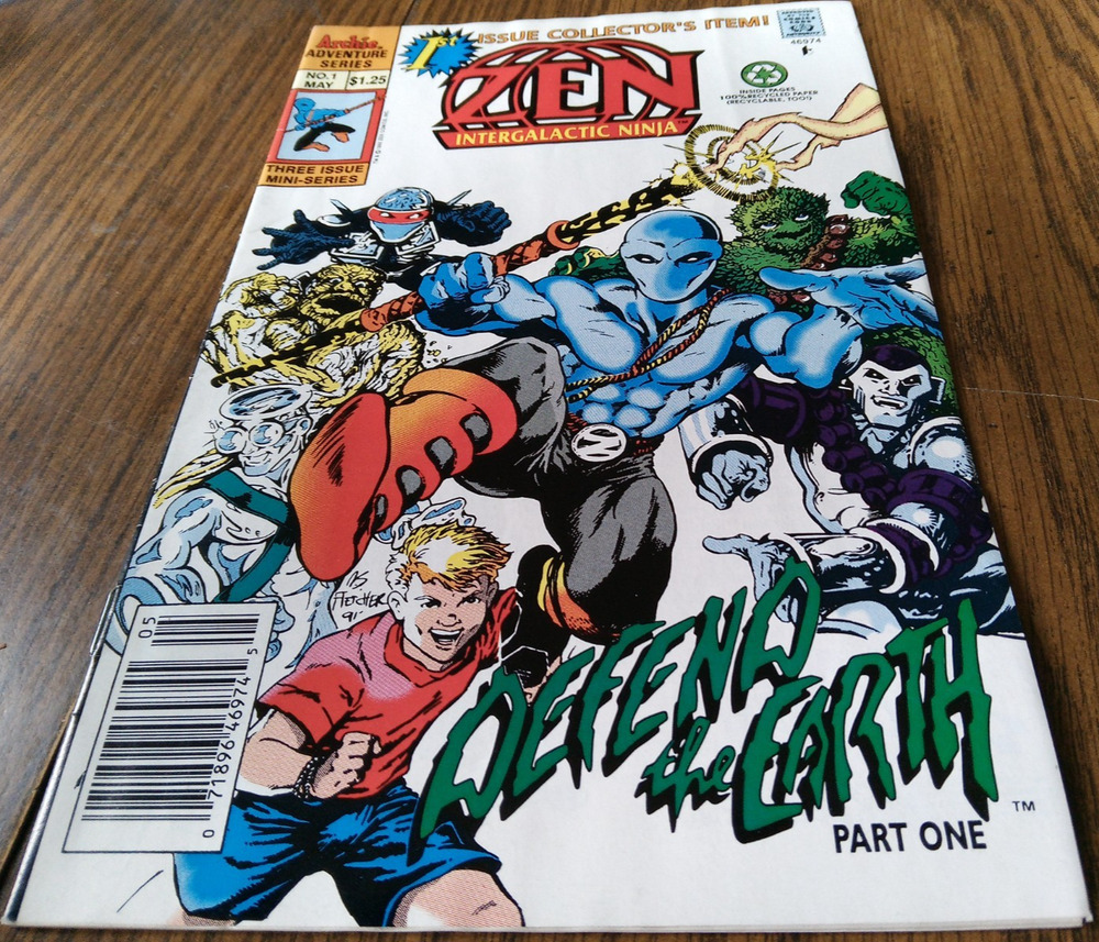 Zen Intergalactic Ninja #1 May 1992 Archie Comics